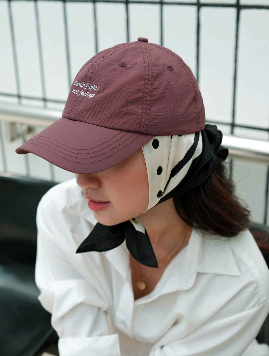 CATCH FLIGHTS NOT FEELINGS CAP