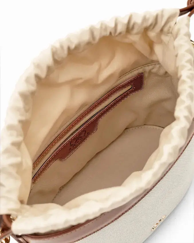CALLY CANVAS MINI BUCKET BAG - The Sophia Label