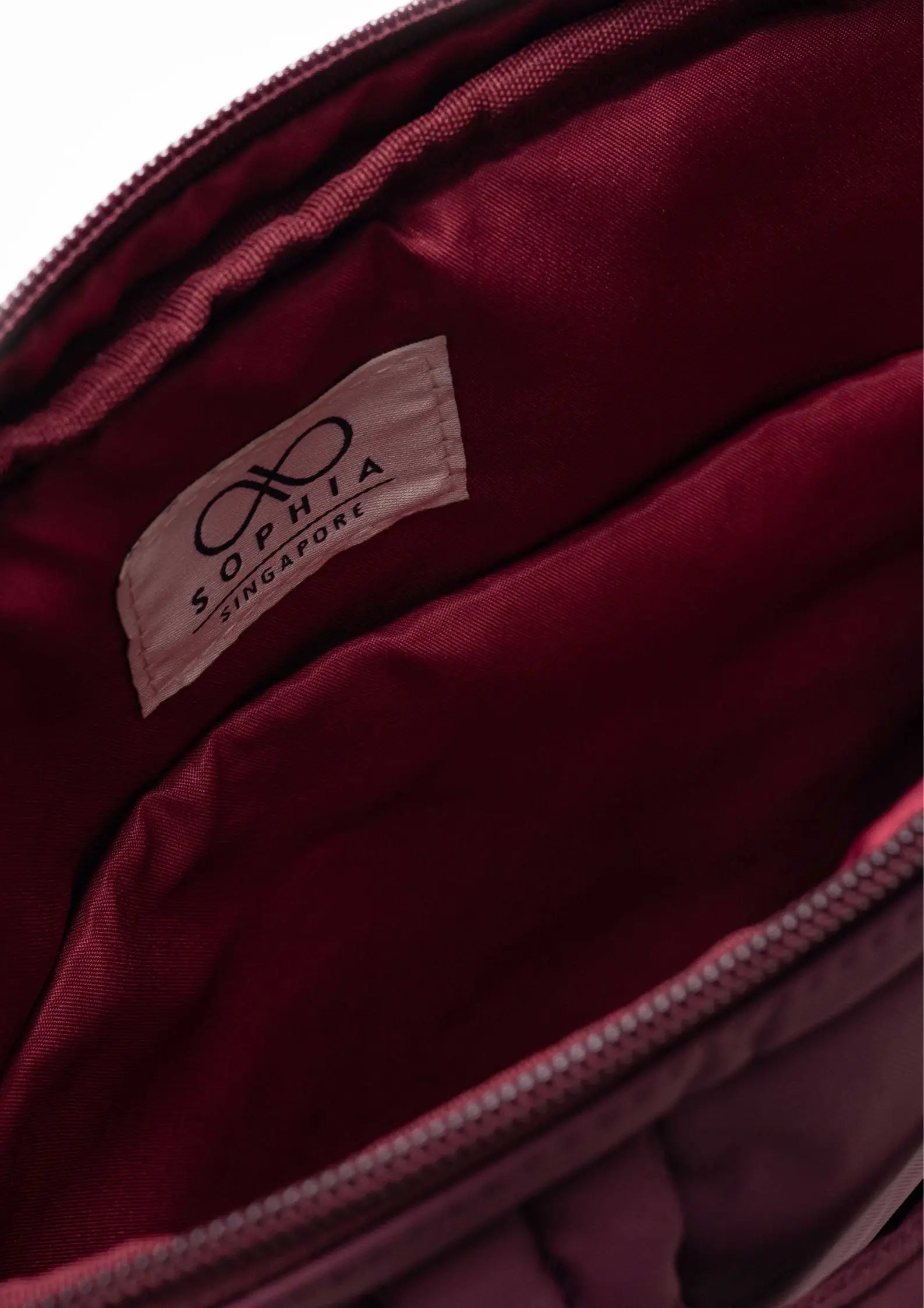 POSH LAPTOP BAG IN WINE The Sophia Label