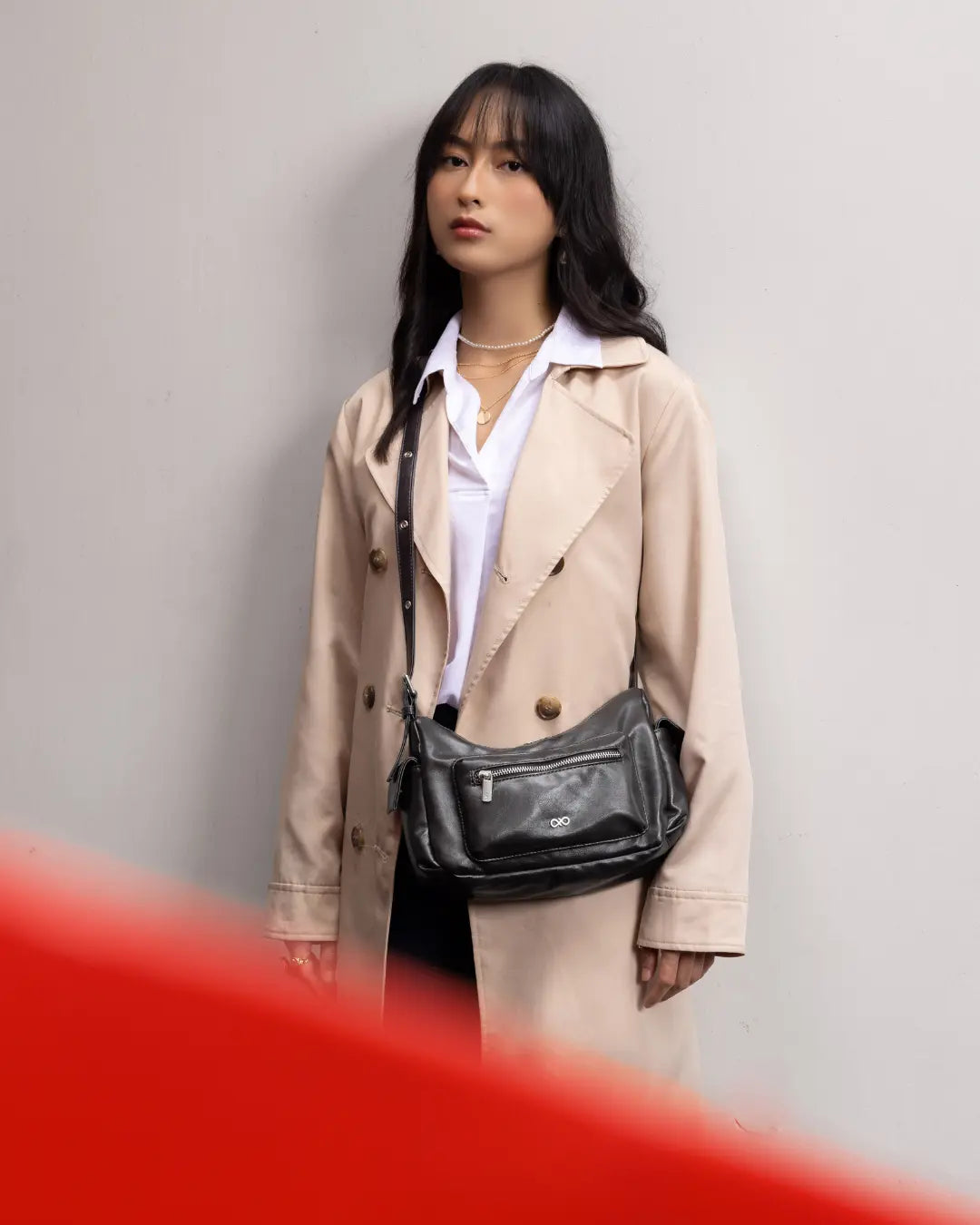 EVERYDAY CITY MINI BAG IN OBSIDIAN GREY