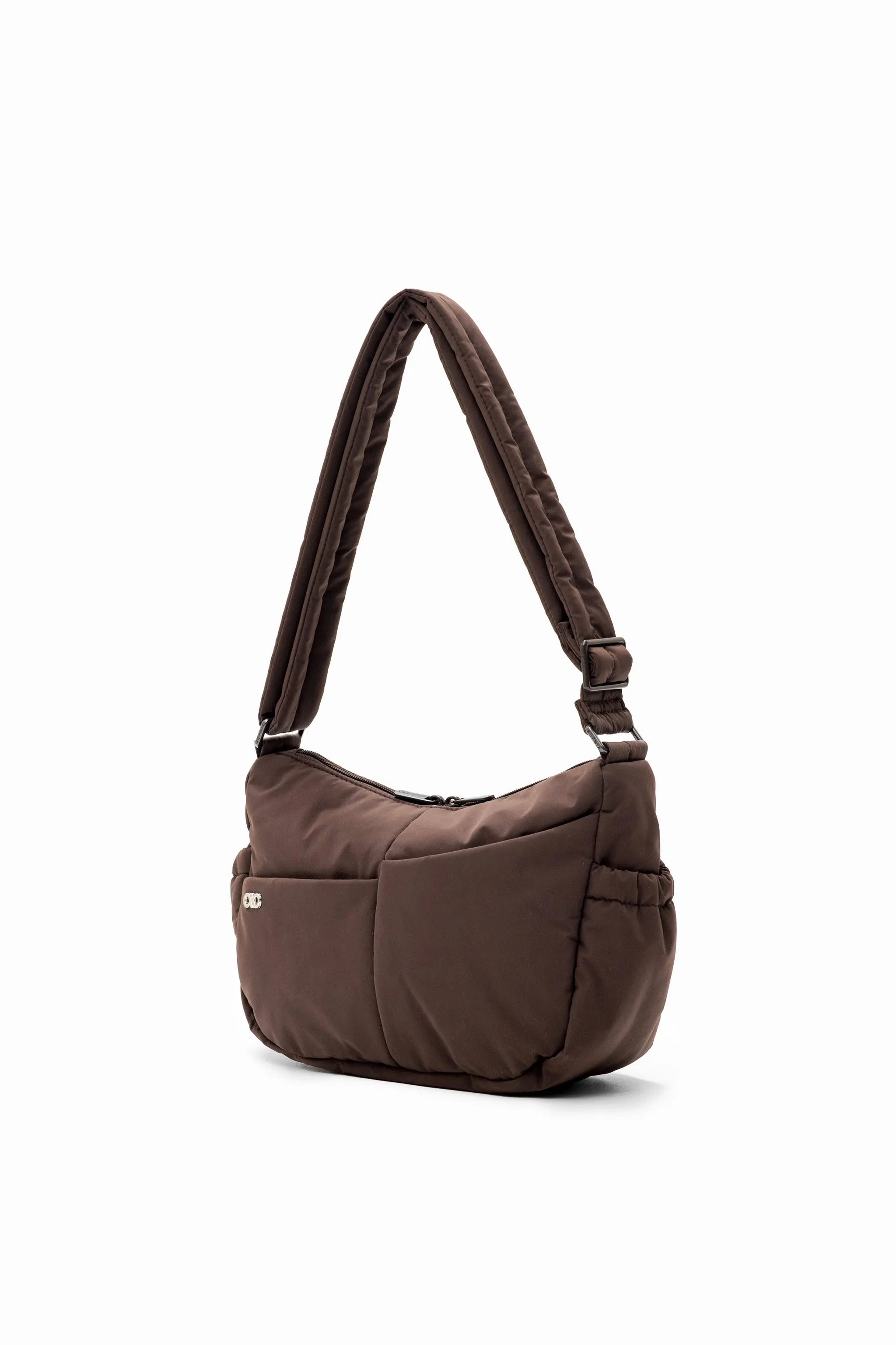 MINI SIGNATURE POCKET CROSSBODY BAG IN COSY LUXE CACAO