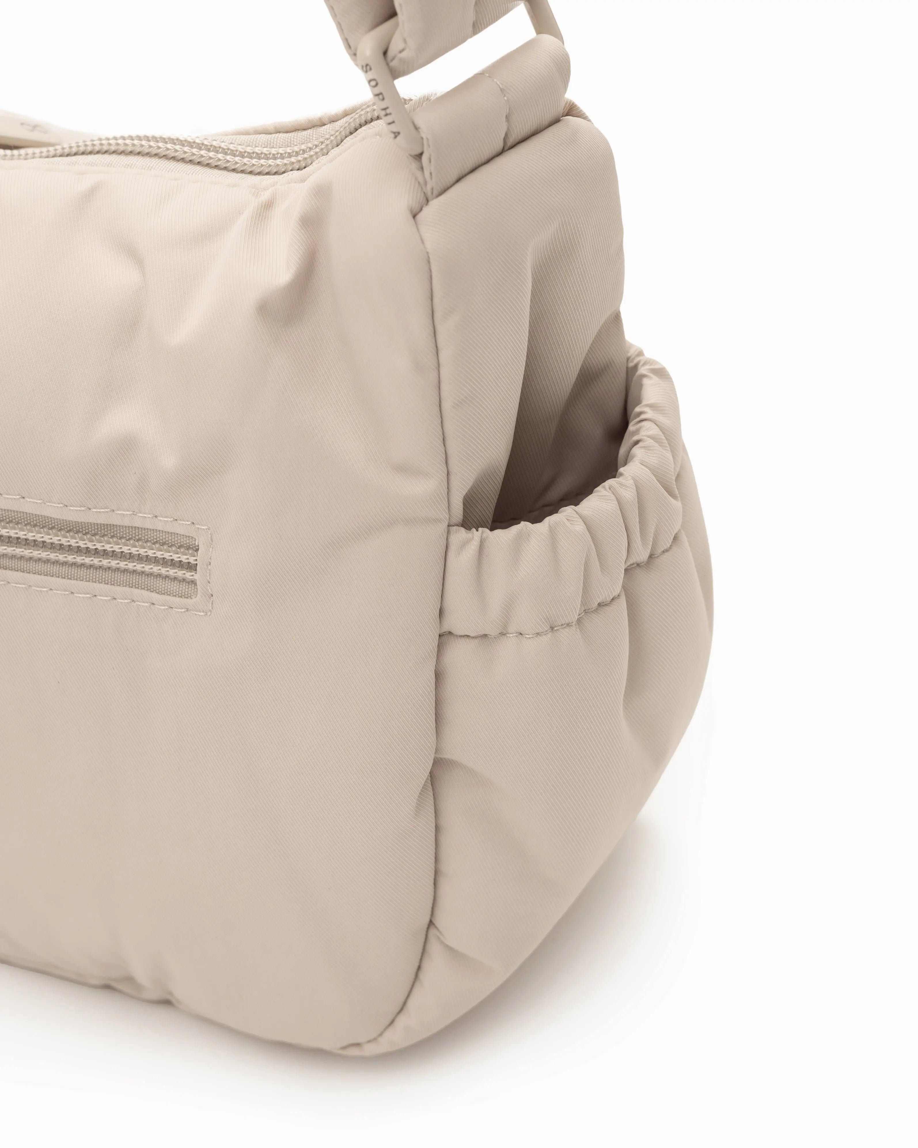 MINI SIGNATURE POCKET CROSSBODY BAG IN POSH OAT