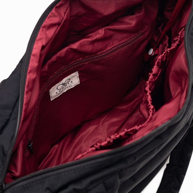 POSH TOTE BAG IN JET BLACK
