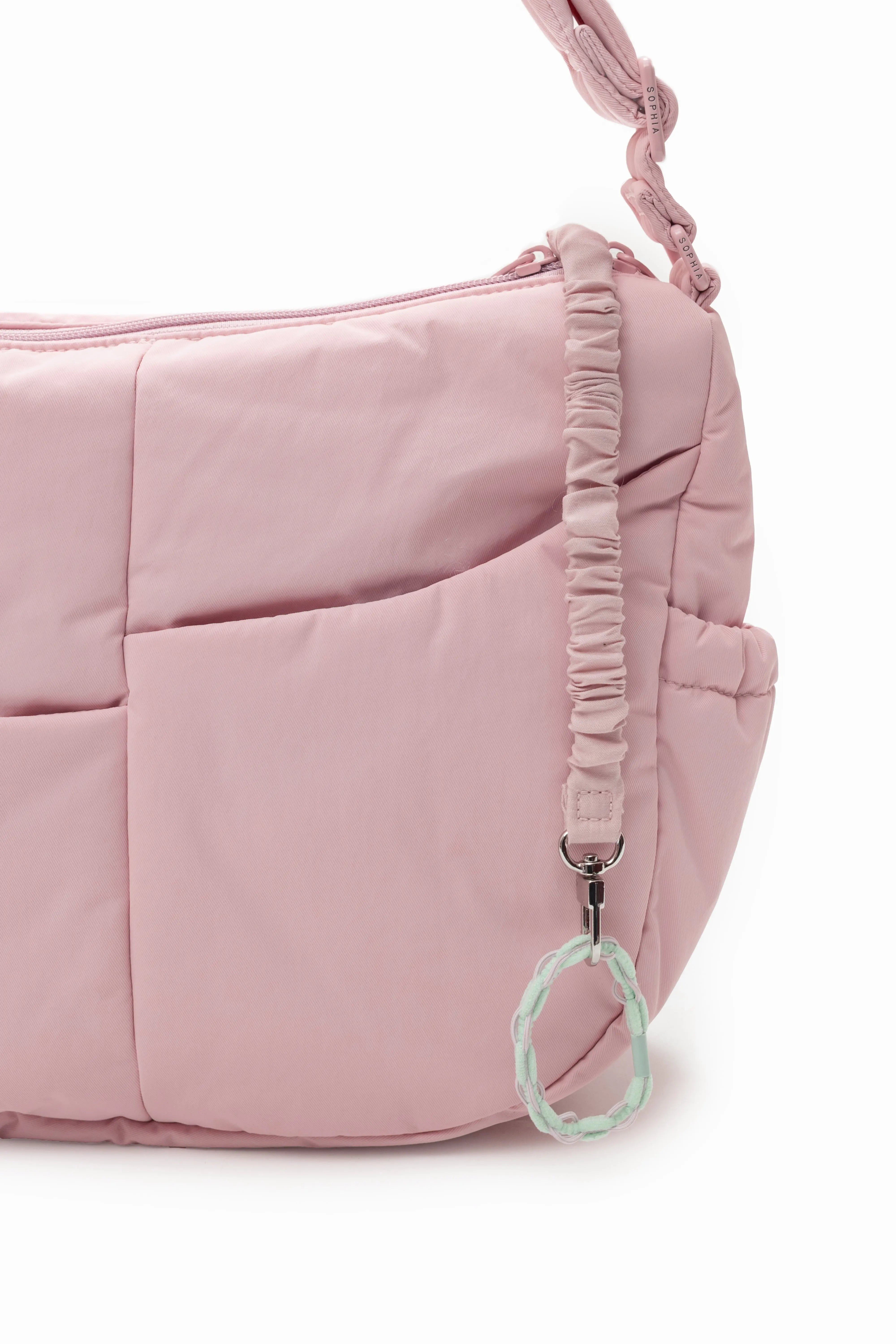 SIGNATURE POCKET CROSSBODY BAG 2.0 IN POSH BLOOM PINK