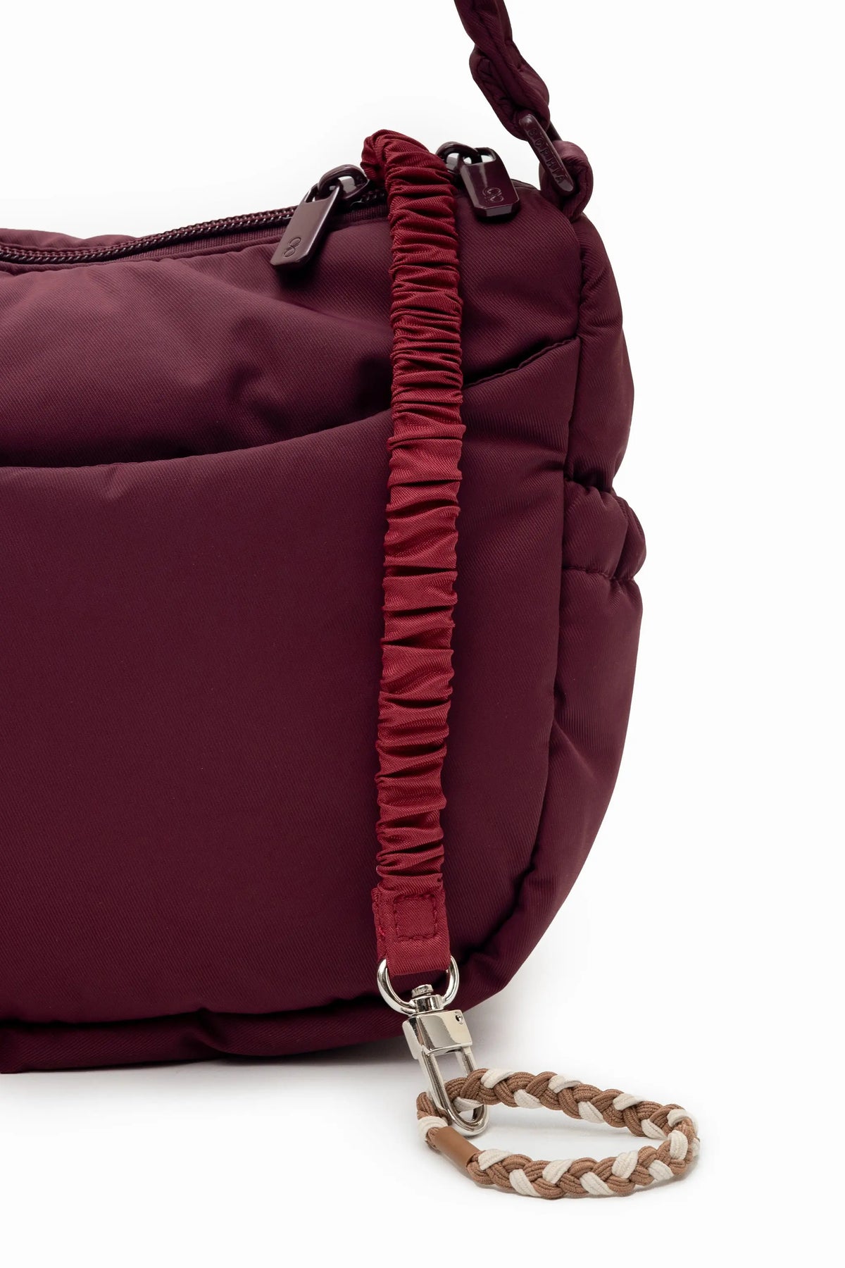 MINI SIGNATURE POCKET CROSSBODY BAG IN POSH WINE