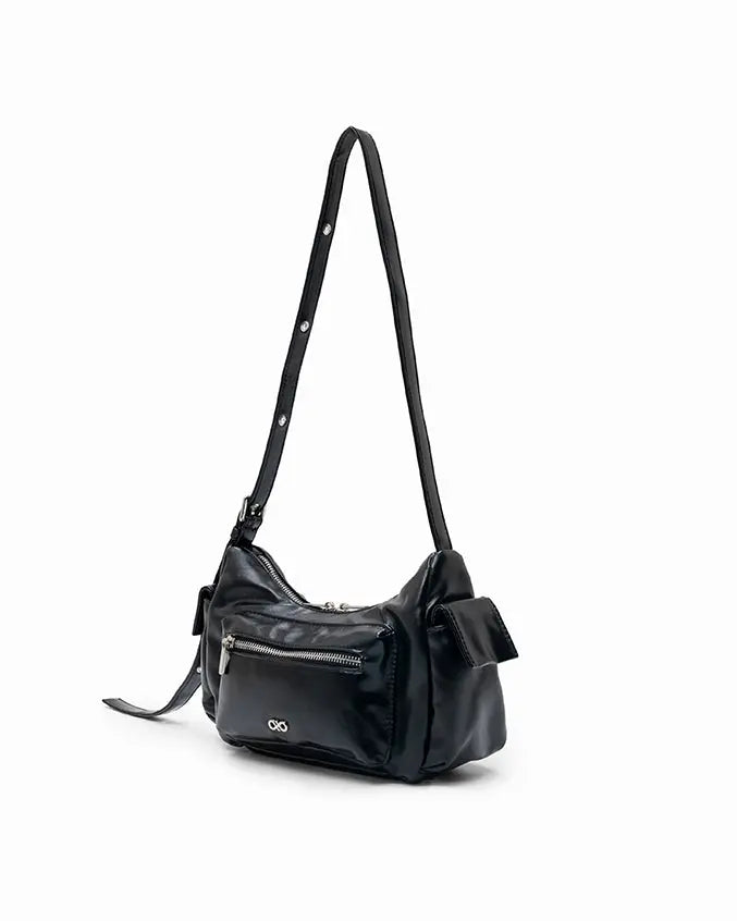 The Sophia Label - EVERYDAY CITY MINI BAG IN PANTHER BLACK
