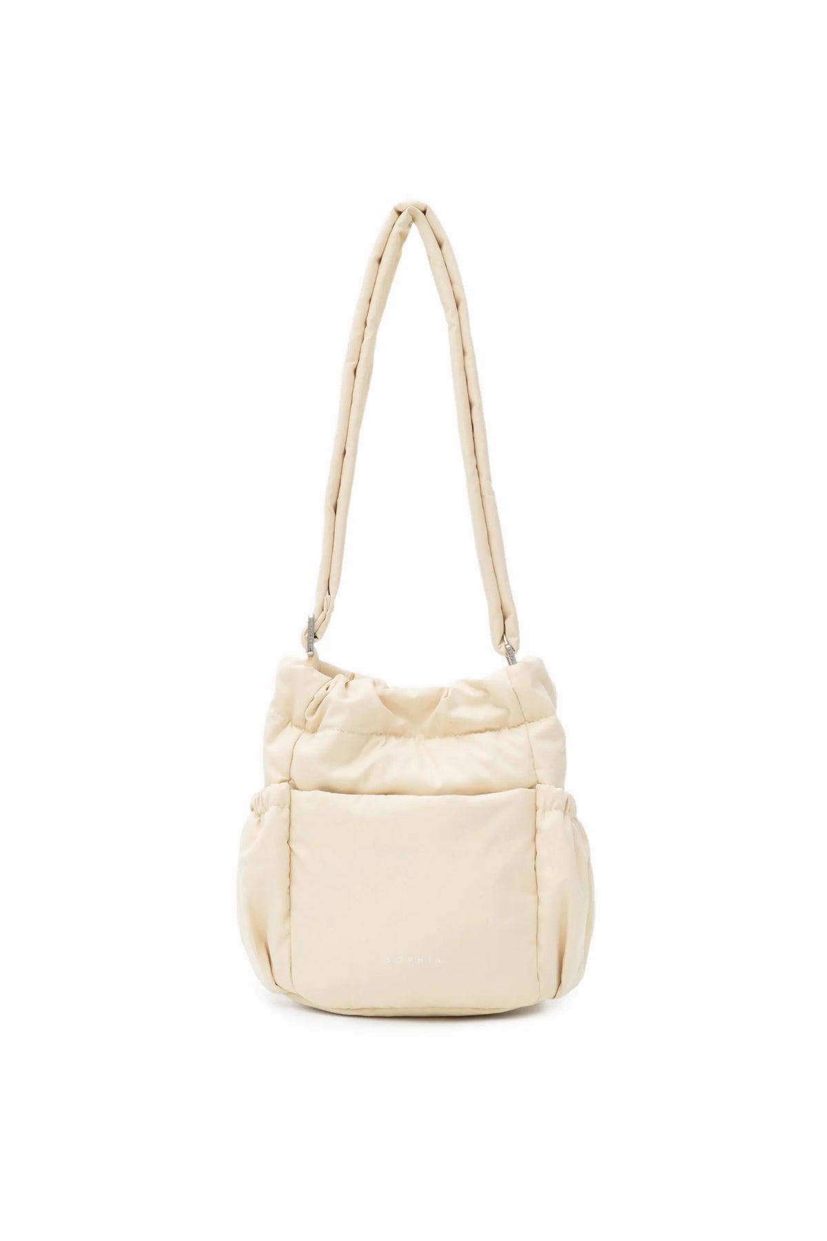 MINI COSY LUXE BUCKET BAG IN BUTTER