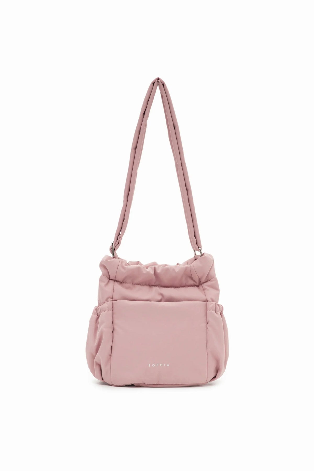 MINI COSY LUXE BUCKET BAG IN ROSY