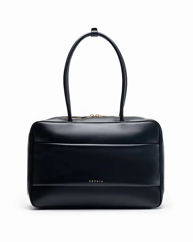 SIGNATURE POCKET L REI TOTE BAG IN BLACK TSL Singapore