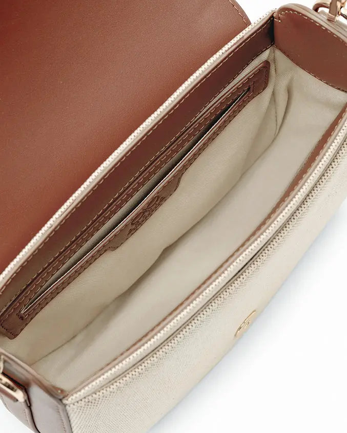 CALLY CANVAS SADDLE CROSSBODY BAG - The Sophia Label