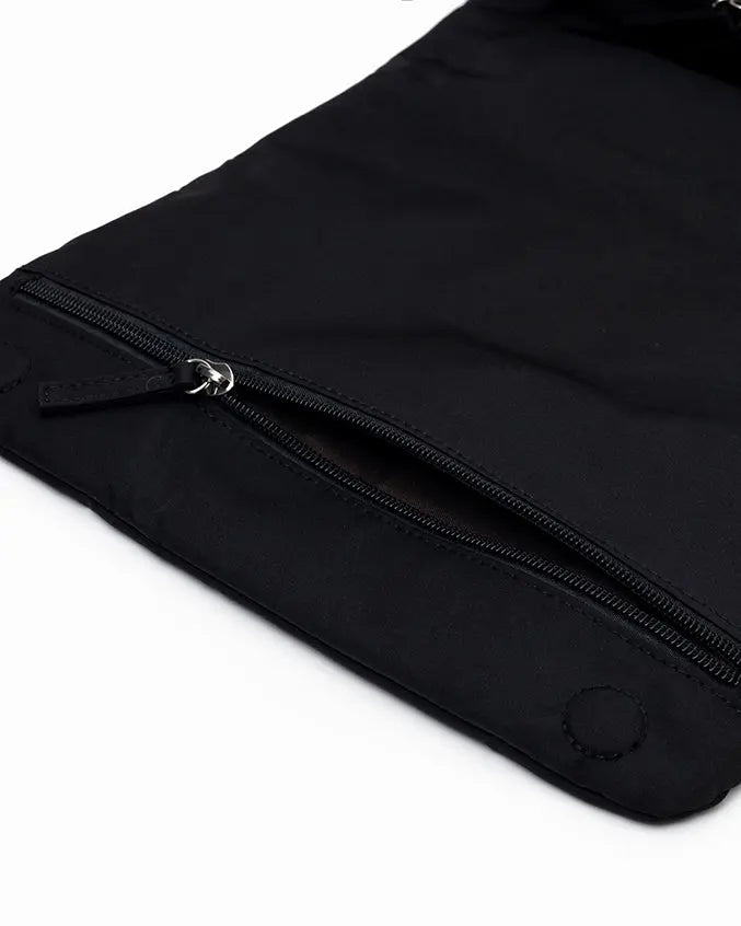 COSY LUXE UTILITY BACKPACK IN JET BLACK TSL Singapore