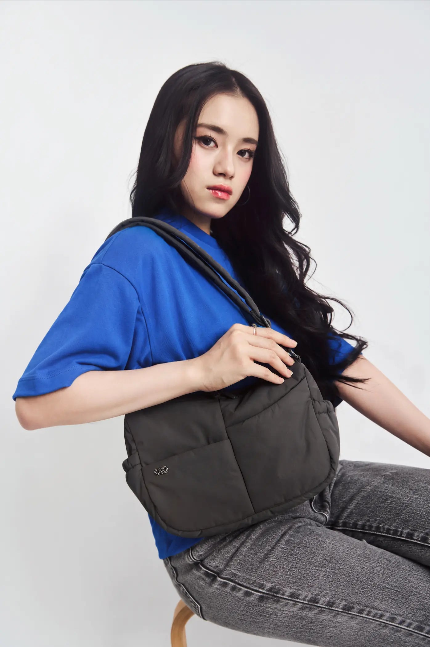 MINI SIGNATURE POCKET CROSSBODY BAG IN POSH STORM