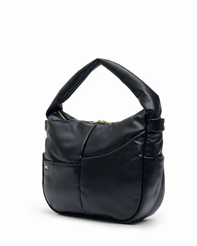 SIGNATURE POCKET SLOUCHY HOBO IN BLACK TSL Singapore