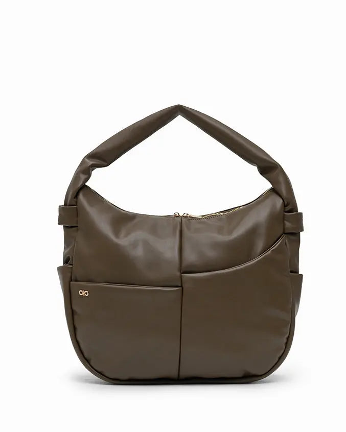 SIGNATURE POCKET SLOUCHY HOBO IN OLIVE TSL Singapore