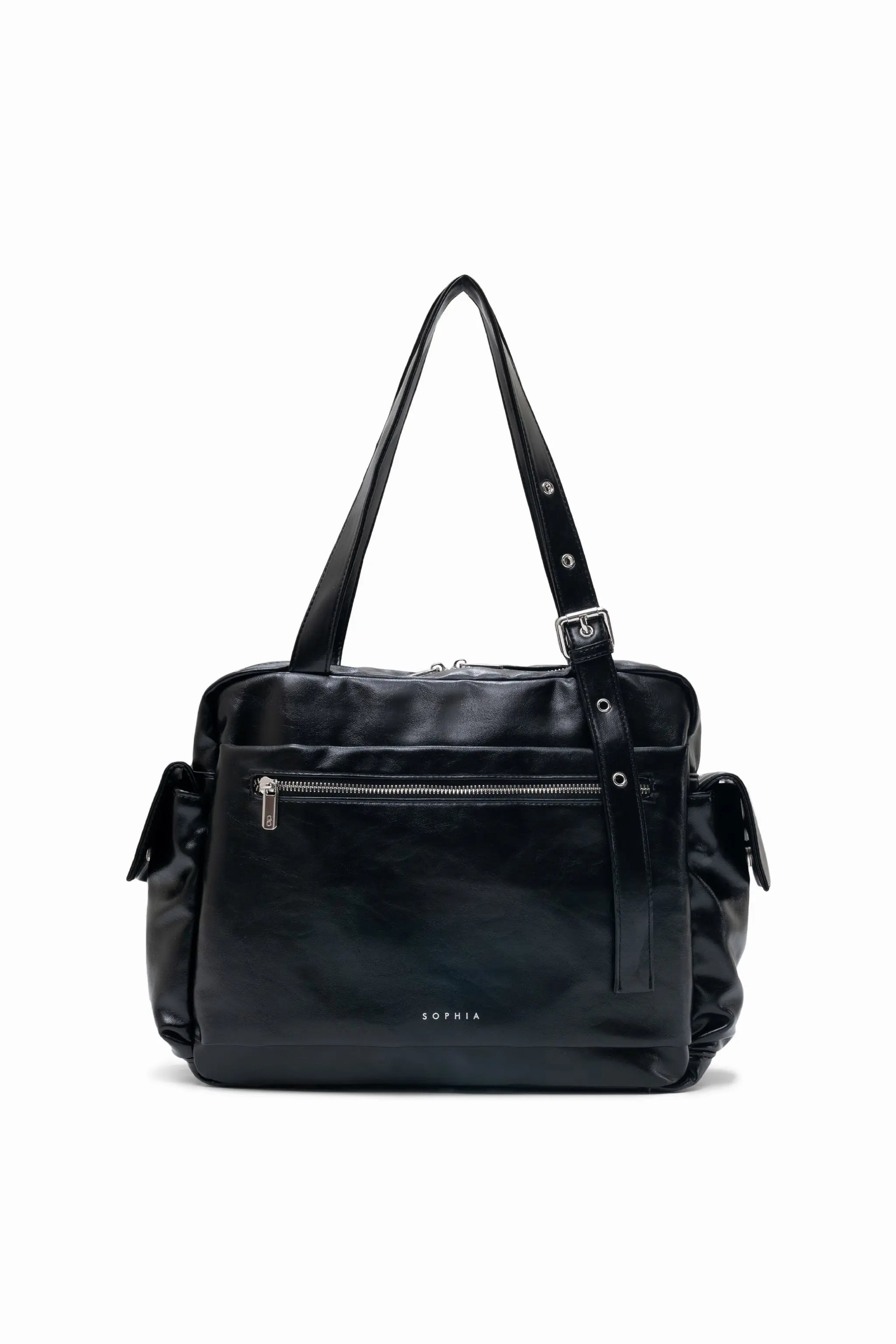 EVERYDAY CITY TOTE BAG IN PANTHER BLACK