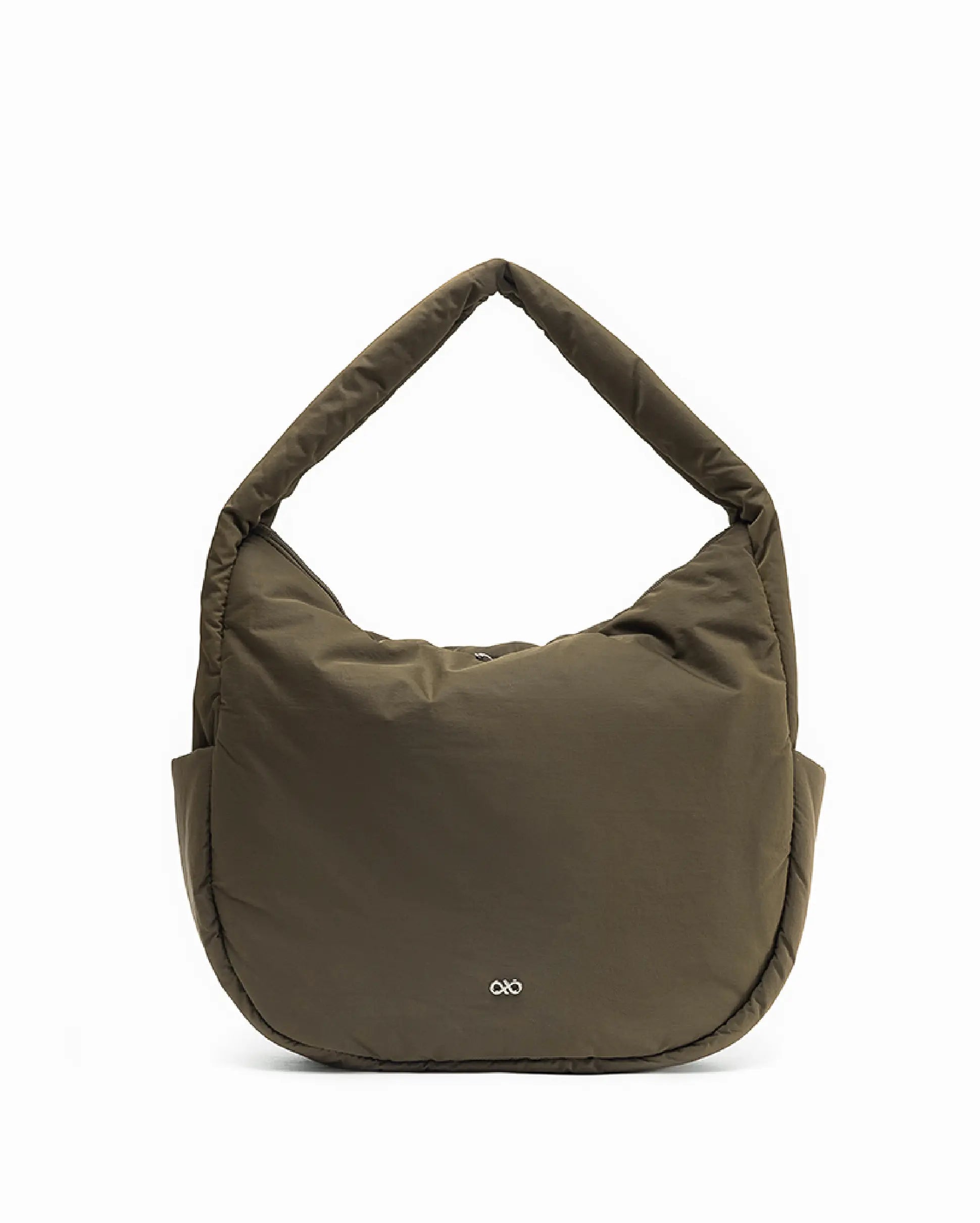 POSH SLOUCHY HOBO IN KHAKI The Sophia Label