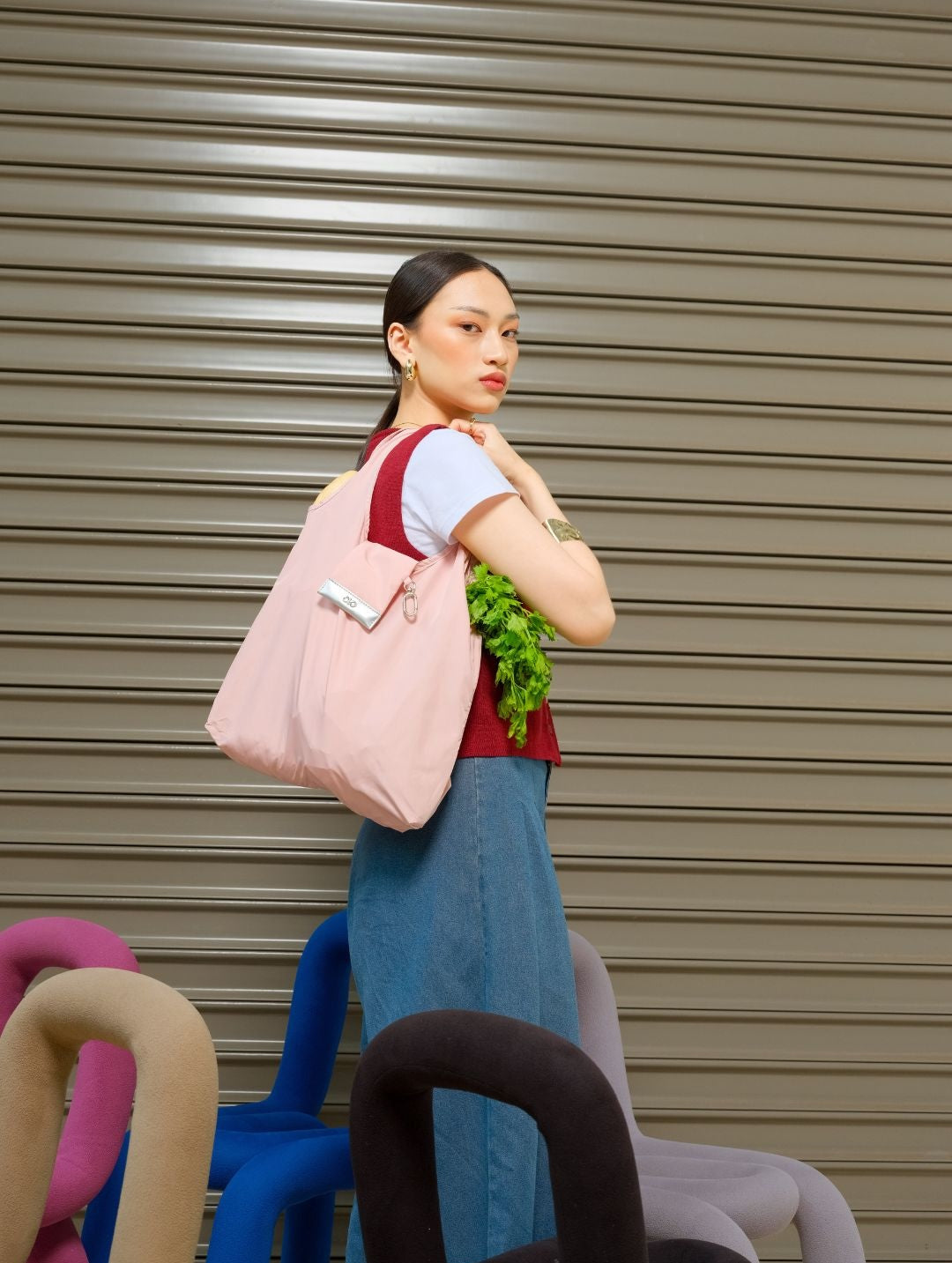 ROLLIE BAG IN STRAWBERRY