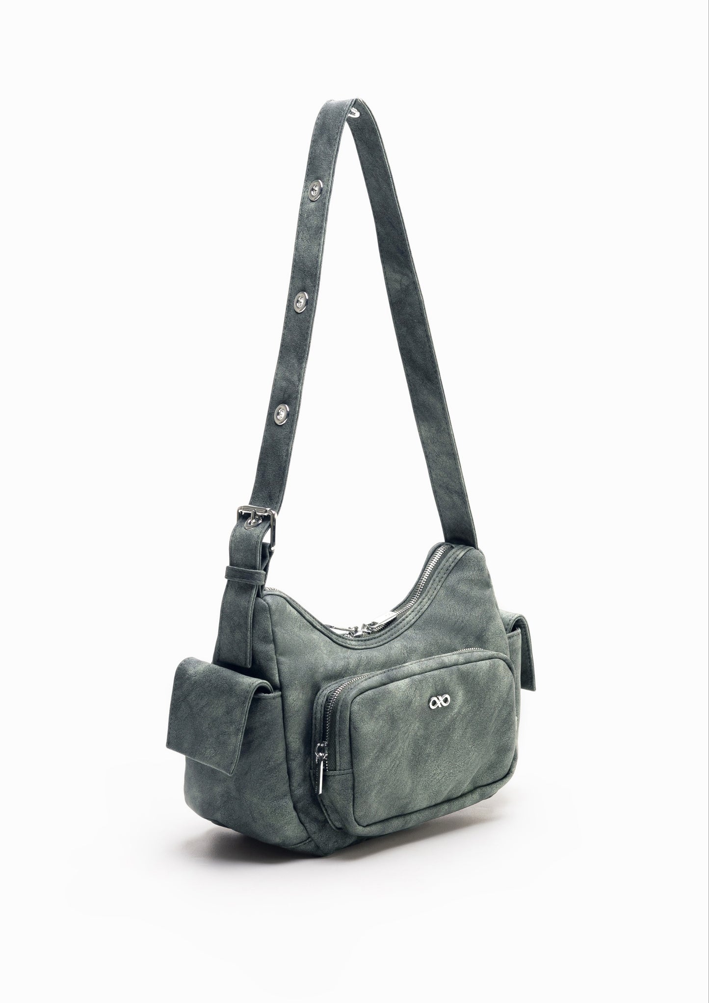 TATE POCKET HANDBAG IN MOSS