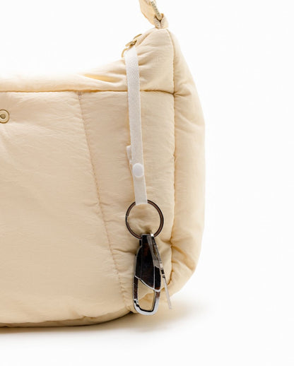 COSY PUFFY CROSSBODY BAG IN CHAMPAGNE