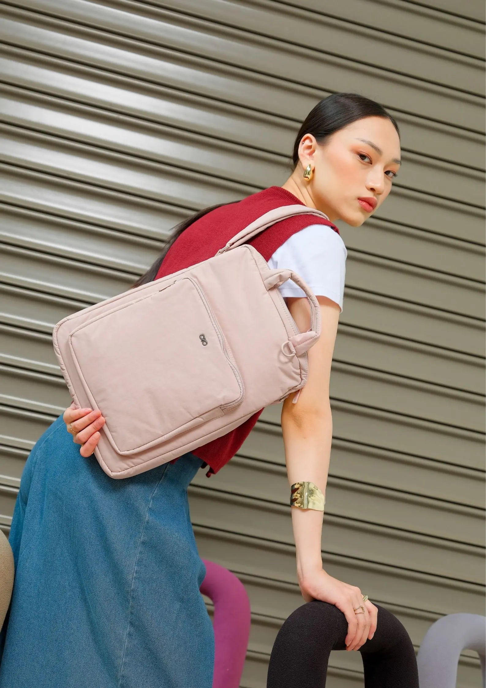 POSH LAPTOP BAG IN BLISS The Sophia Label