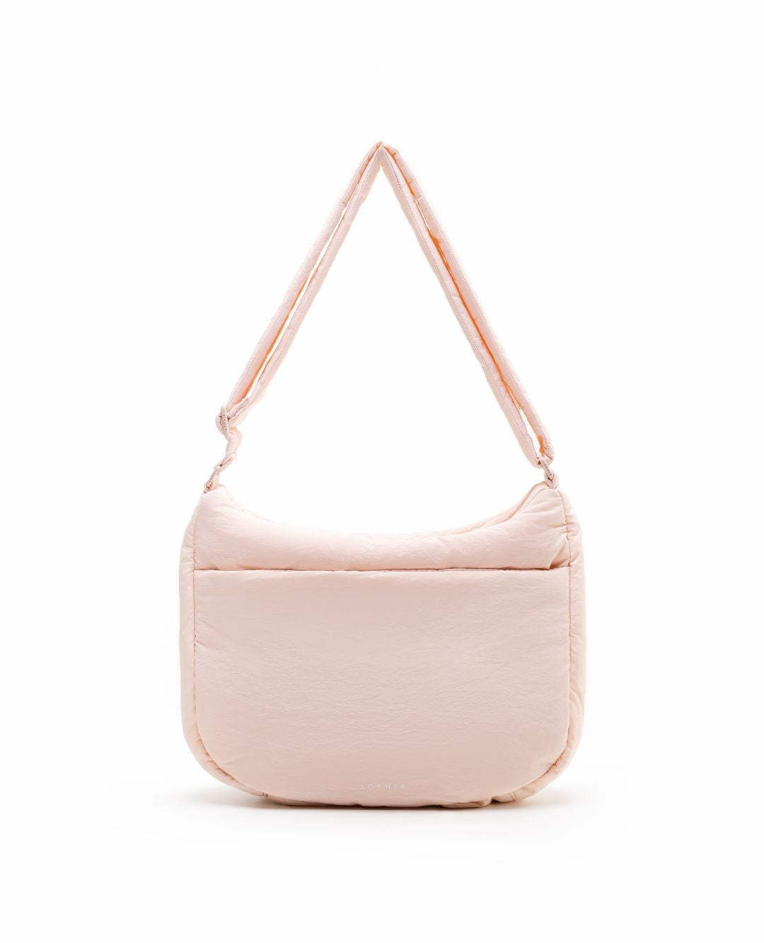 COSY PUFFY CROSSBODY BAG IN PEACH