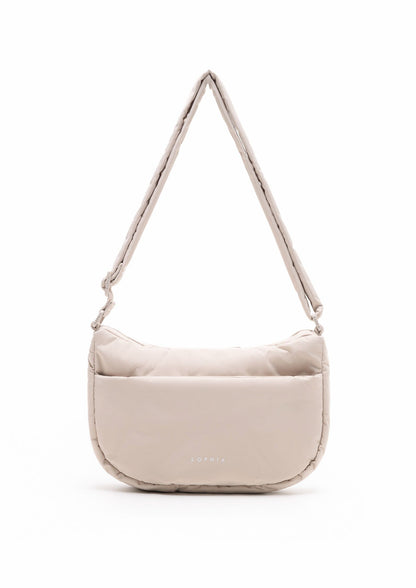 MINI POSH PUFFY CROSSBODY BAG IN OAT