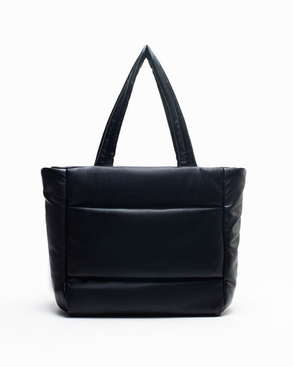 CUSHY TOTE BAG IN BLACK