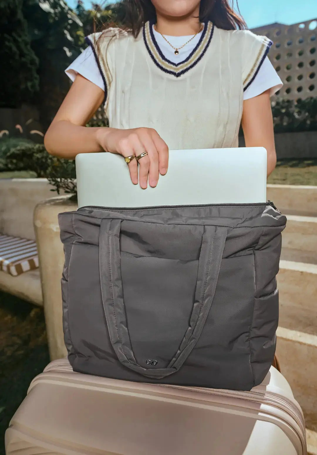 POSH TOTE BAG 2.0 IN STORM 