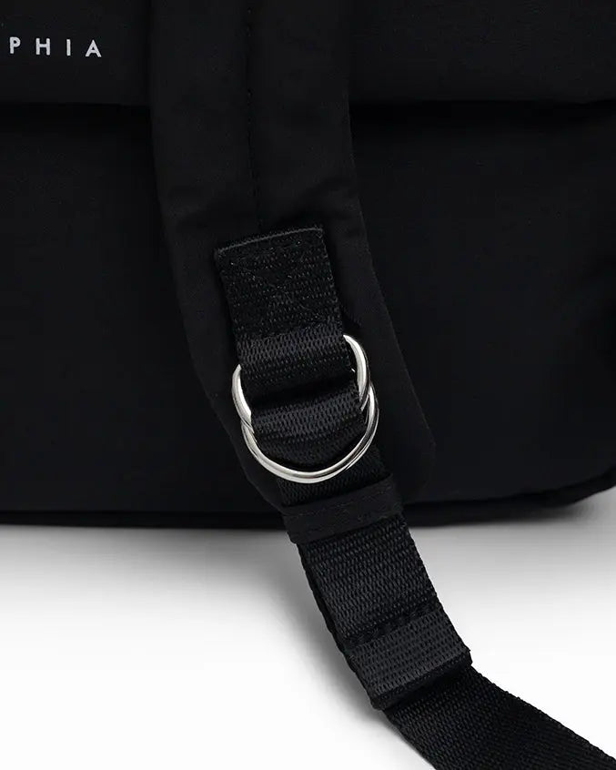 COSY LUXE XL COMMUTER BACKPACK IN JET BLACK TSL Singapore