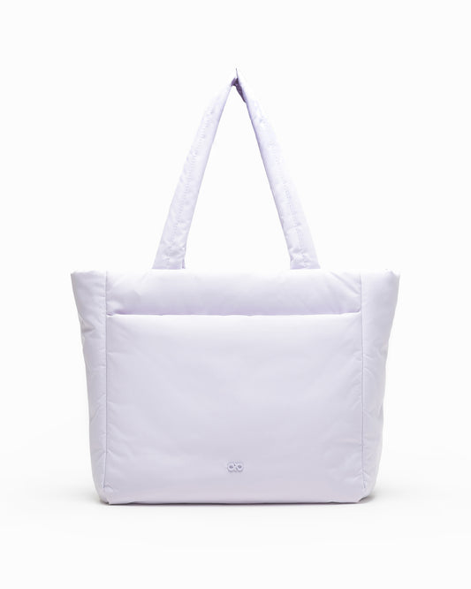 COSY LUXE TOTE BAG IN LILAC