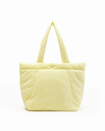 COSY PUFFY TOTE BAG IN DAFFODIL