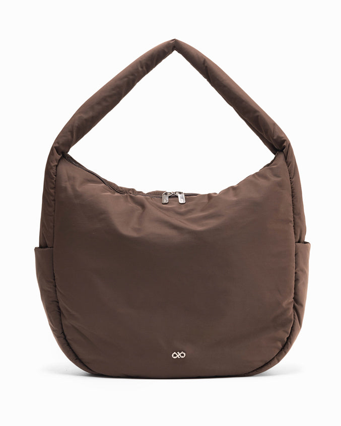 POSH SLOUCHY HOBO IN TRUFFLE