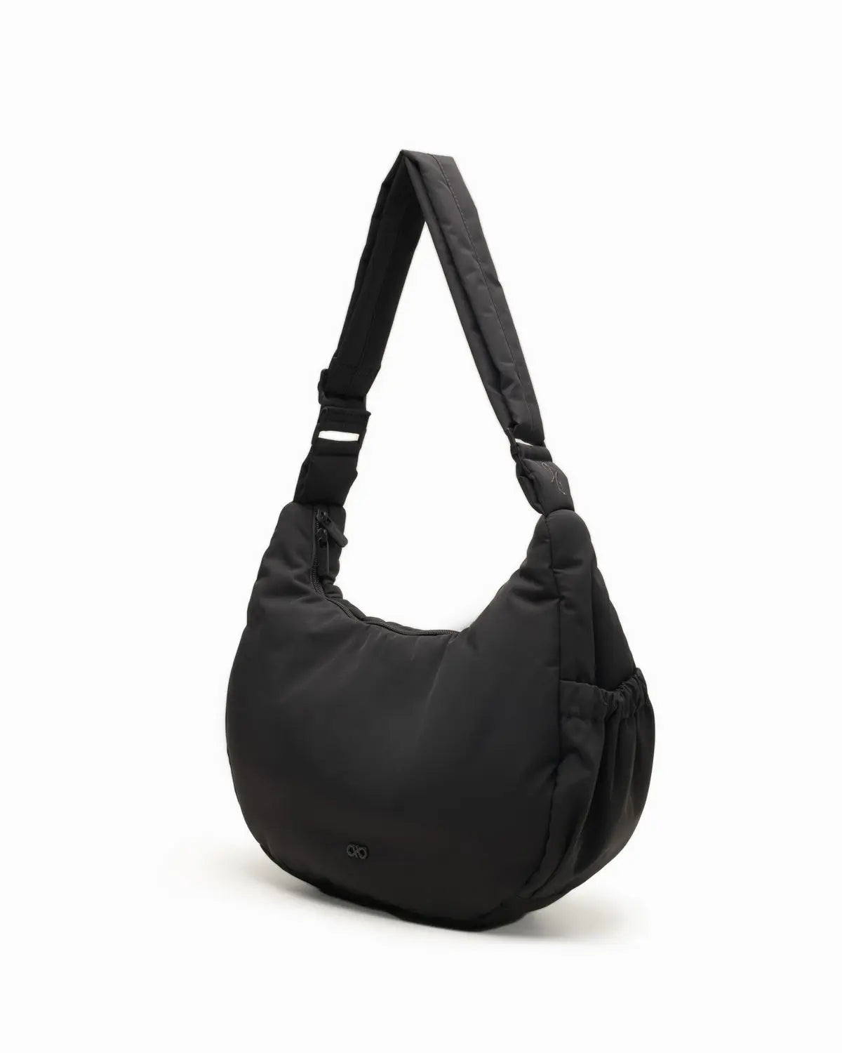 L COSY LUXE CRESCENT BAG JET BLACK The Sophia Label