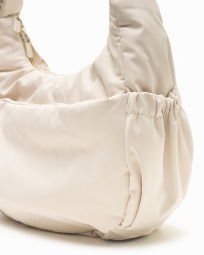 L COSY LUXE CRESCENT BAG IN OAT