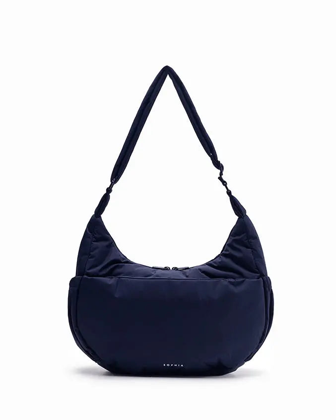 XL POSH CRESCENT BAG IN MIDNIGHT TSL Singapore