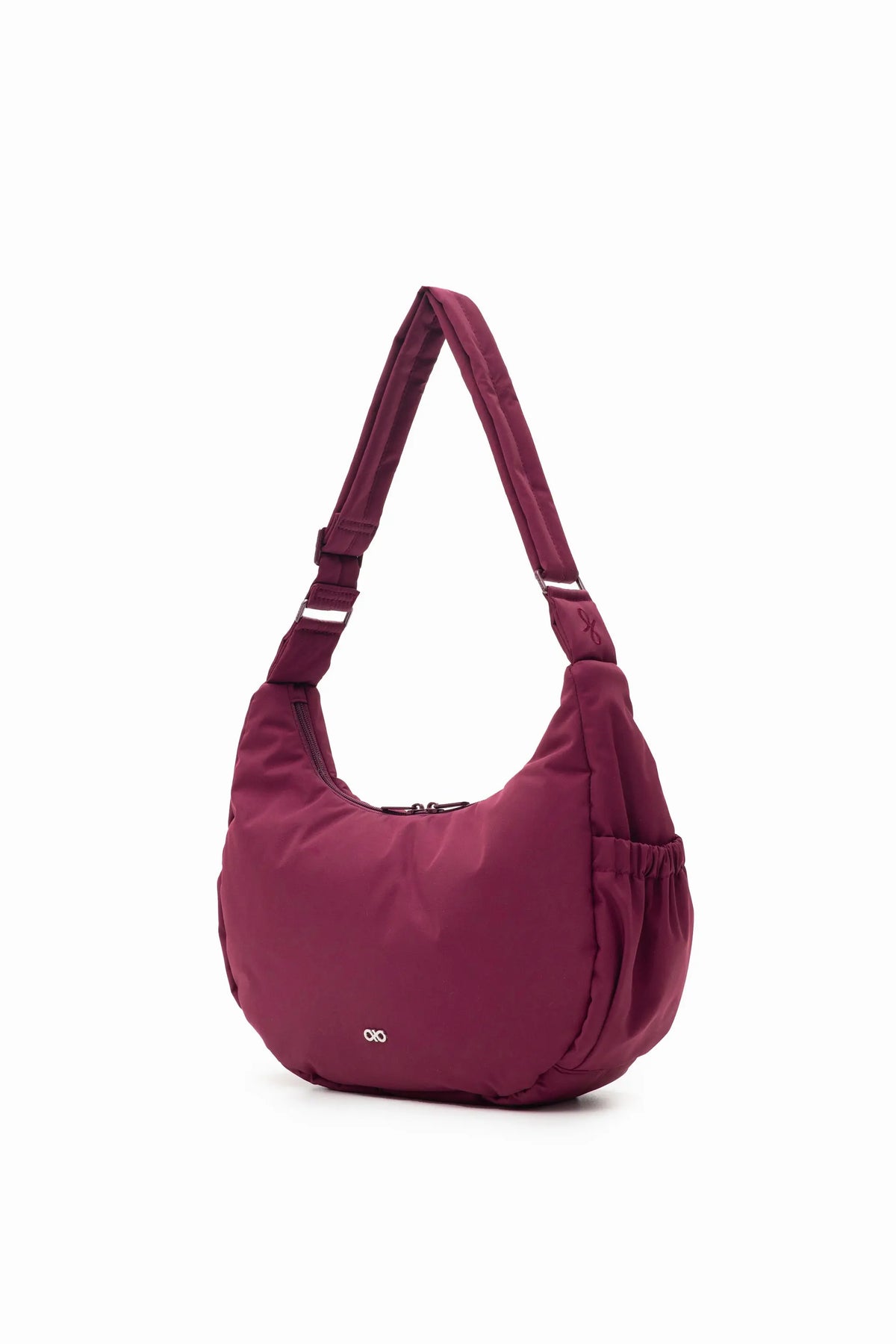 COSY LUXE L CRESCENT BAG 2.0 IN WINE 