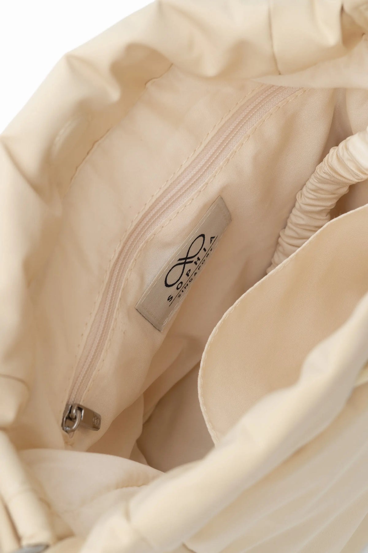 MINI COSY LUXE BUCKET BAG IN BUTTER 