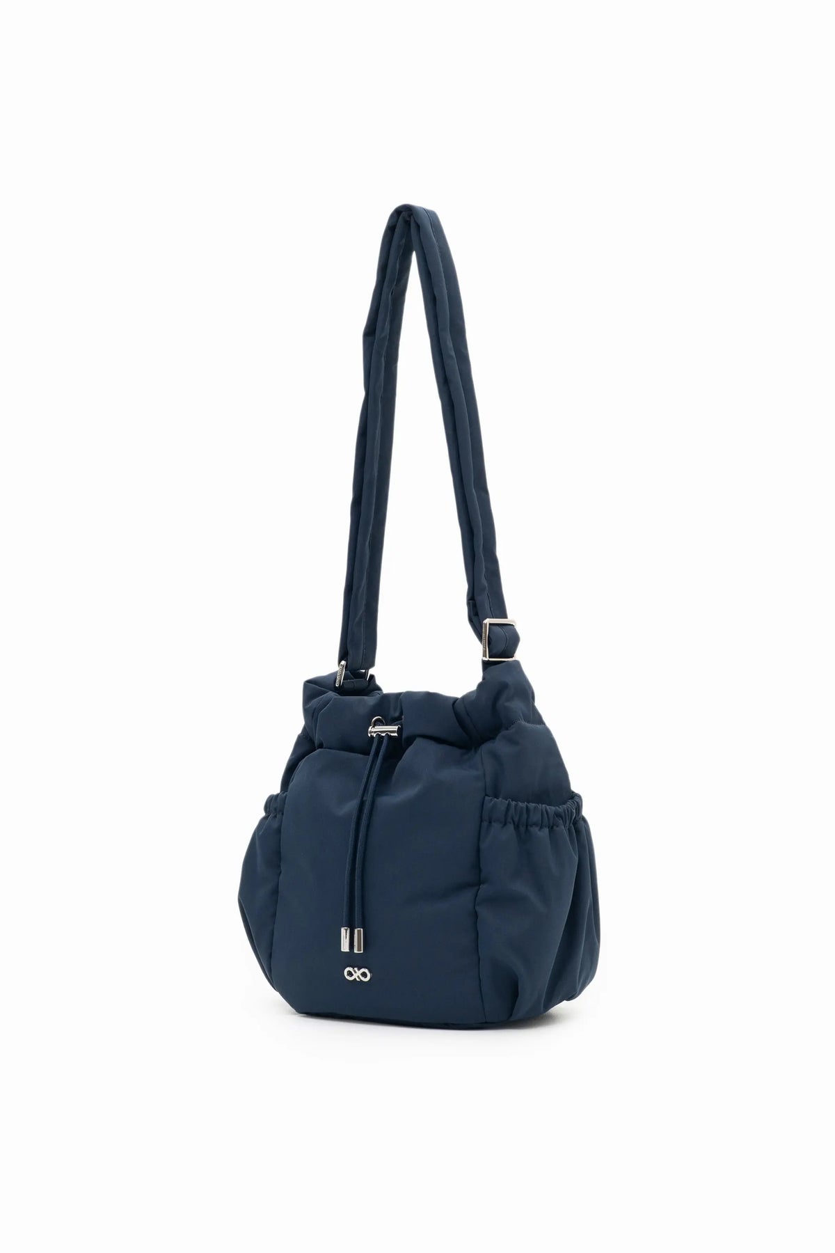 MINI COSY LUXE BUCKET BAG IN OXFORD BLUE 