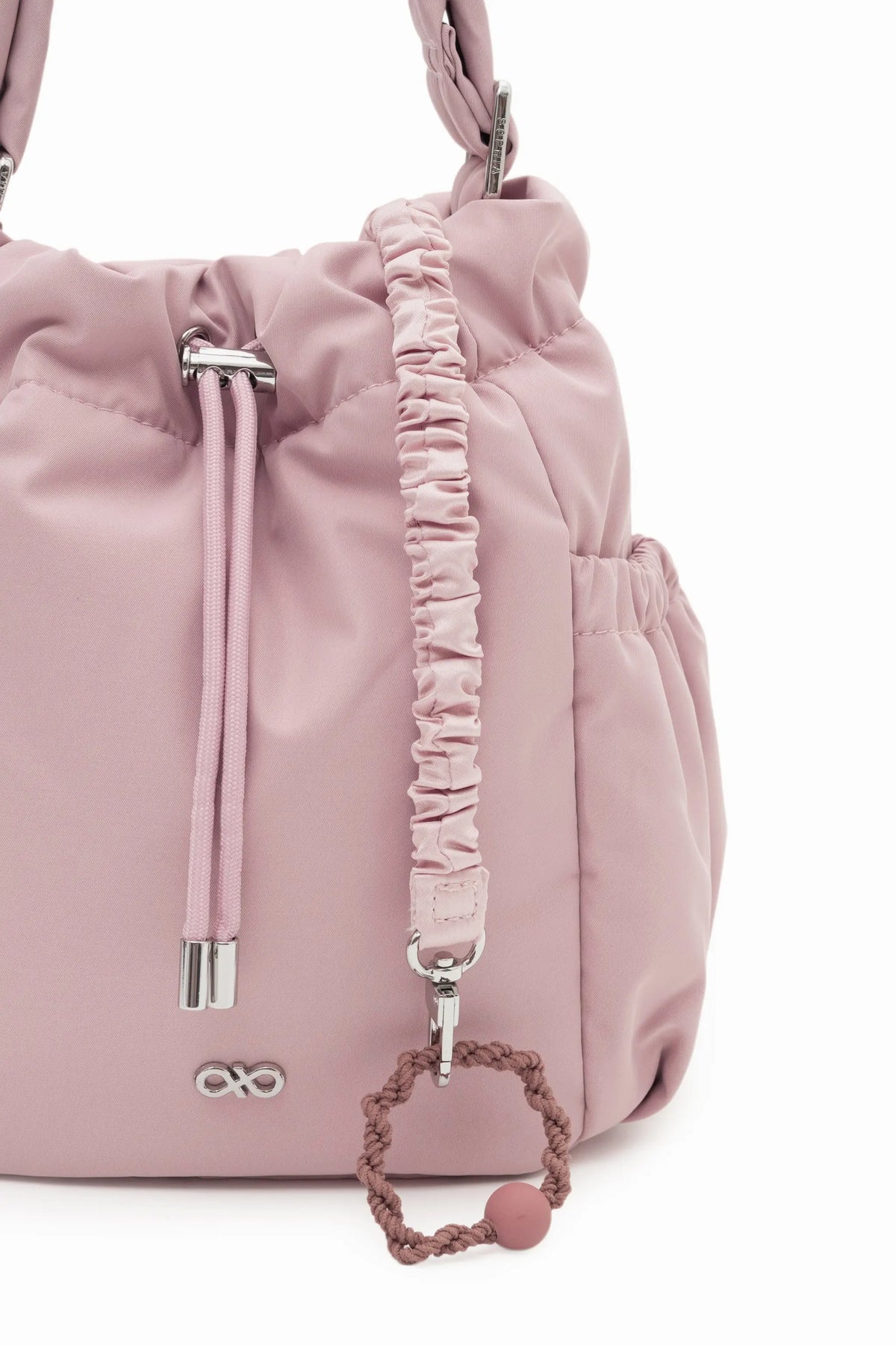 MINI COSY LUXE BUCKET BAG IN ROSY 
