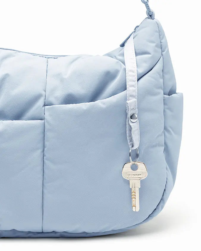 SIGNATURE POCKET CROSSBODY BAG IN POSH MISTY TSL Singapore