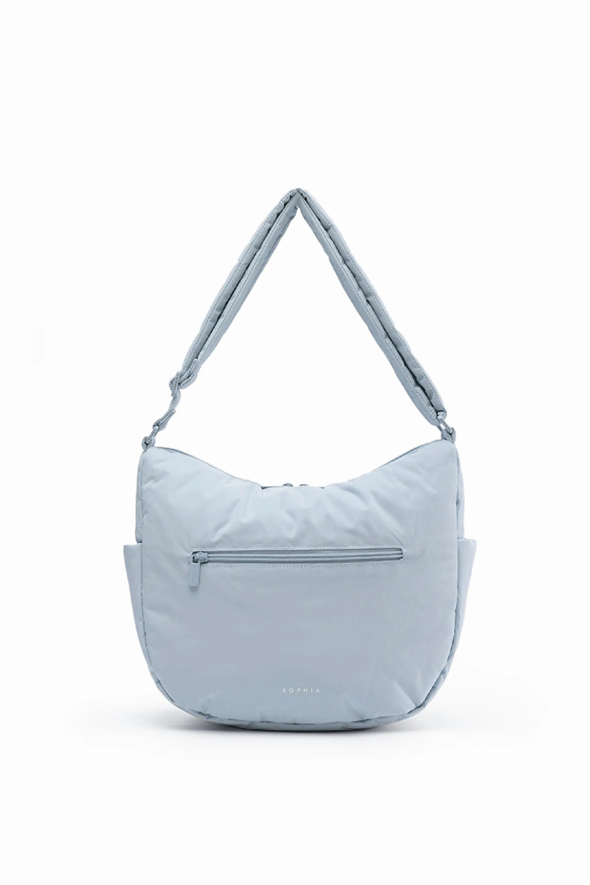 SIGNATURE POCKET CROSSBODY BAG IN COSY LUXE FROST 