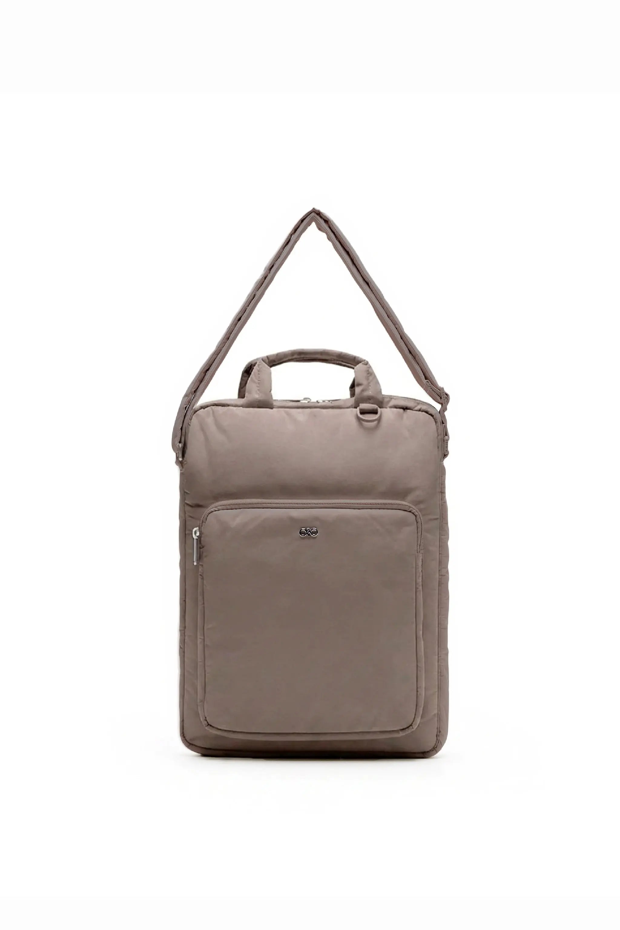 POSH LAPTOP BAG IN TAUPE 