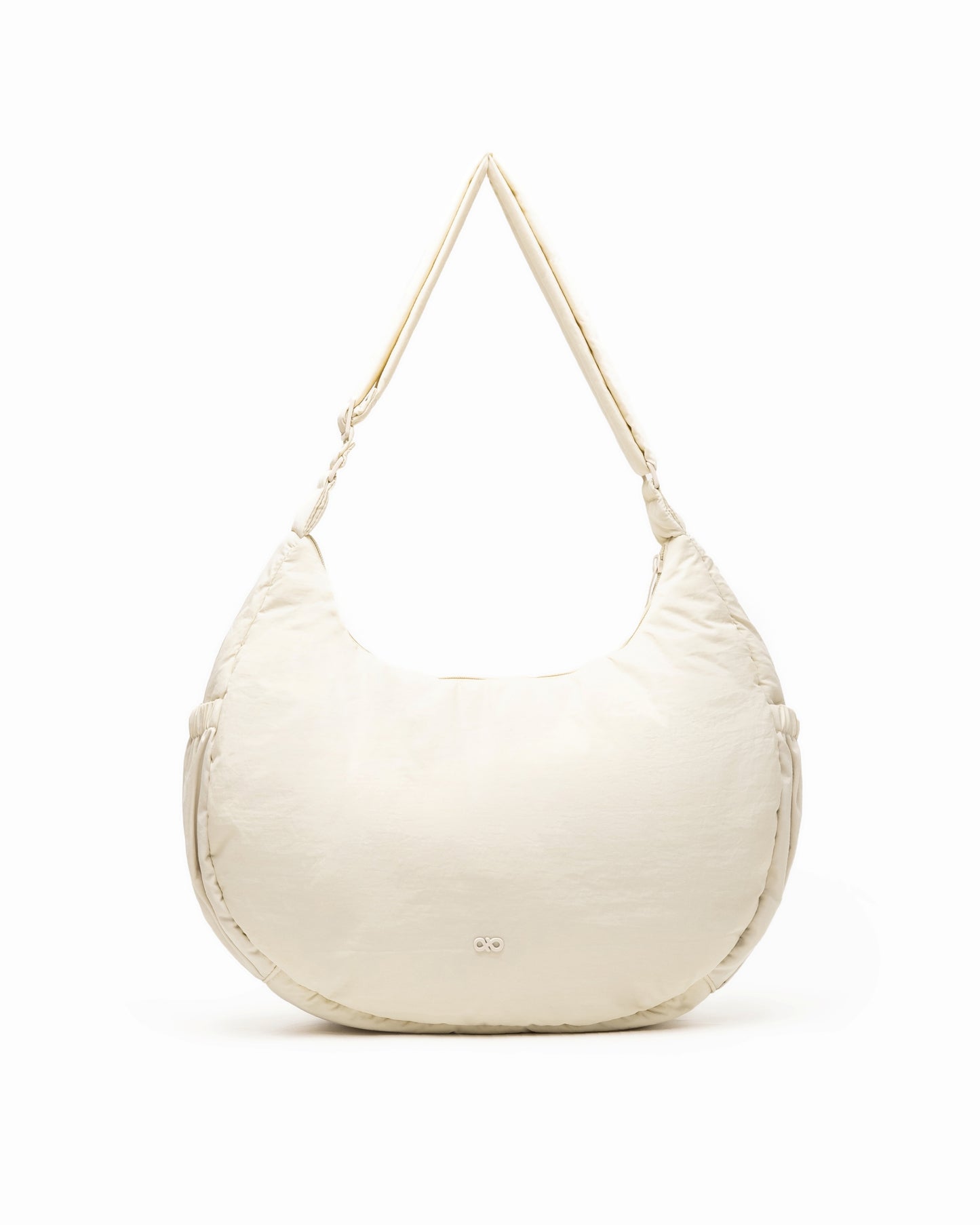 XL COSY PUFFY CROSSBODY BAG IN MOONBEAM